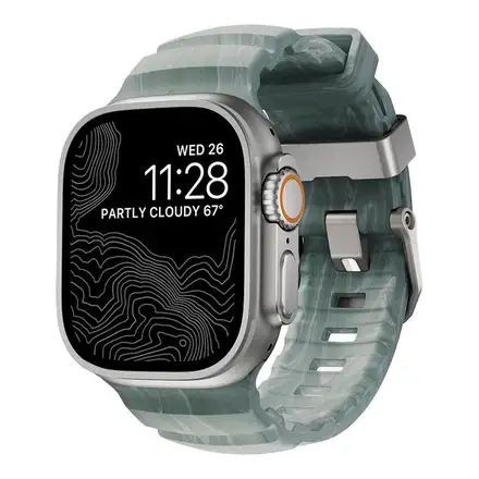 Nomad remienok Rocky Point Band pre Apple Watch 46/49mm - Sierra Stone/Natural