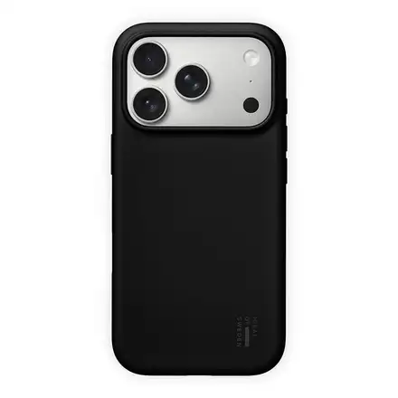 iDeal Silicone Case MagSafe iPhone 17 Pro Max / 18 Pro Max Iconic Black