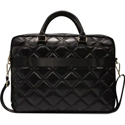 Guess PU Quilted 4G Metal Logo Taška na MacBook 15/16" čierna