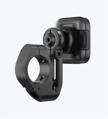 Peak Design Motorcycle Mount - Bar Mount V2 - Black