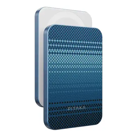 Pitaka Aramid Fiber Magnetic Power Bank Qi2 5000 mAh - Moonrise
