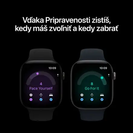 Apple Watch Series 12 GPS 42mm Space Grey Aluminium Case with Navy Blue Sport Band - M/L