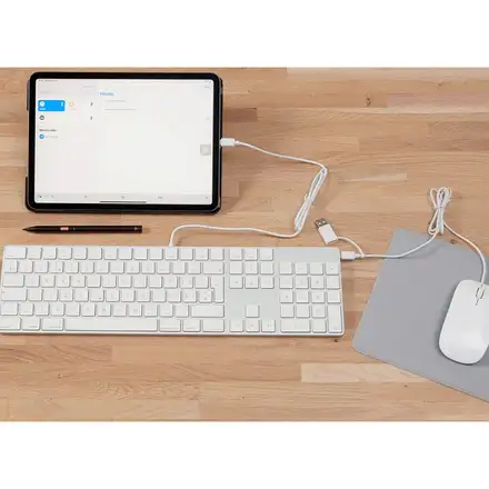 LMP klávesnica Wired USB-C Numeric Keyboard SK layout - Silver Aluminium
