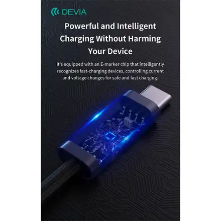Devia kábel USB-C Extreme Speed Series 240W Cable 2m - Black