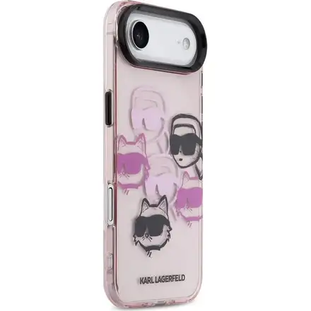 Karl Lagerfeld IML Multi K&CH Heads kryt iPhone Air ružový