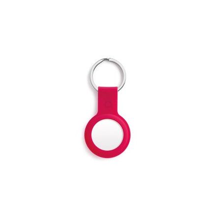 Aiino - GiGiTag Silicon holder with keychain for AirTag - Cherry