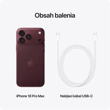 iPhone 18 Pro Max 512GB Burgundy