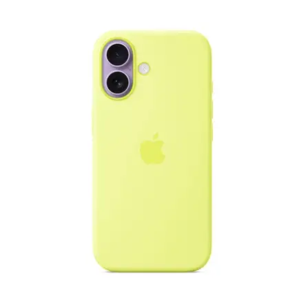 iPhone 17 Silicone Case with MagSafe - Neónová žltá