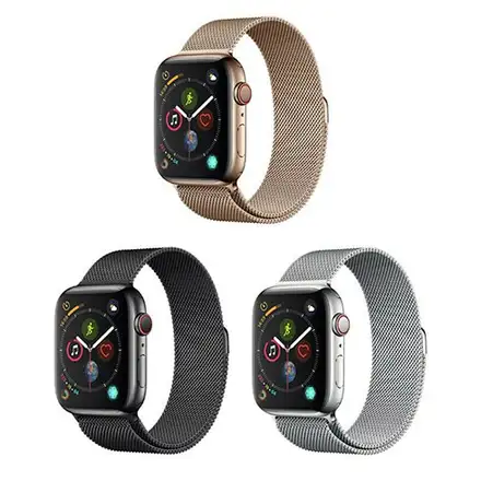 Devia Apple Watch Elegant Series Milanese Loop 44/45/46mm - Space Black
