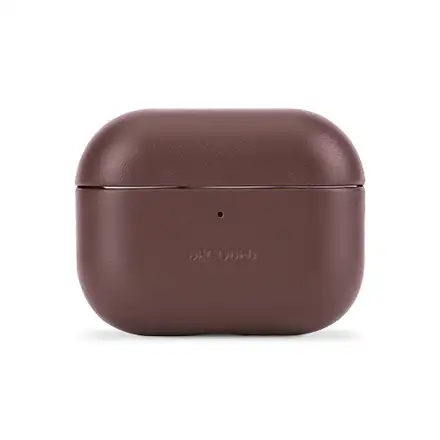Decoded puzdro Leather AirCase pre Apple Airpods Pro 3 - Chocolate