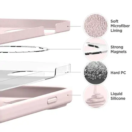 Elago kryt Silicone Case Magsafe pre iPhone 13 - Lovely Pink