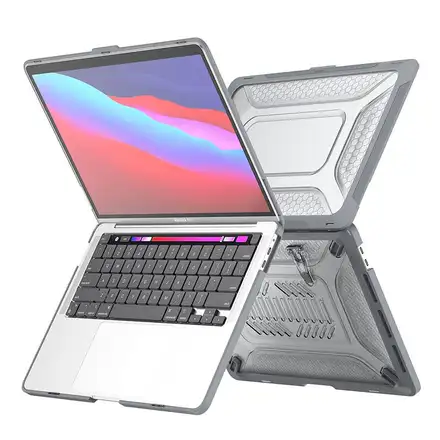 Devia kryt Super Scratch-Proof Hard Jacket pre Macbook Air 13" 2020 - Gray