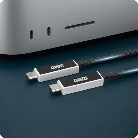 OWC kábel USB4 Active Optical Cable 4.5m 40Gb/s 60W - Black