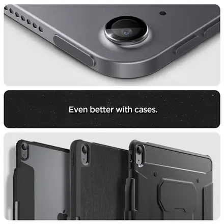 Spigen Glass tR EZ Fit Optik Pro pre iPad Air 11" M2/M3, iPad Air 13" M2/M3 - Space Gray
