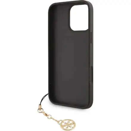 Guess 4G Charm kryt iPhone 16 Pro Max hnedý