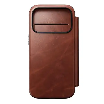 Nomad puzdro Modern Leather Folio Magsafe Horween pre iPhone 17 Pro - Olde Dublin