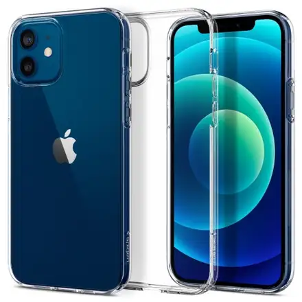 Spigen kryt Liquid Crystal pre iPhone 12/12 Pro - Crystal Clear