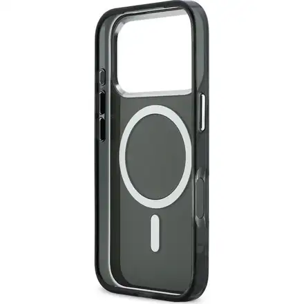 Karl Lagerfeld IML K&CH Heads Logo MagSafe MagSafe kryt iPhone 17 Pro Max čierny