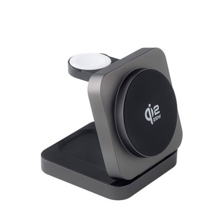 ER POWER AirBase 3-in-1 Foldable Fast Charger Qi2 25W - Black