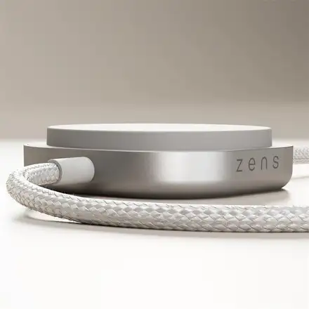 ZENS USB C - C Pro 2 cable 1,5 m 240W with Qi2,charger White