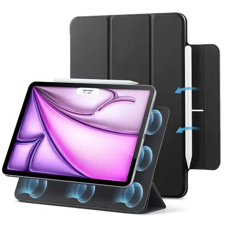 ESR puzdro Rebound Magnetic Case pre iPad Air 13" M2/M3 - Black