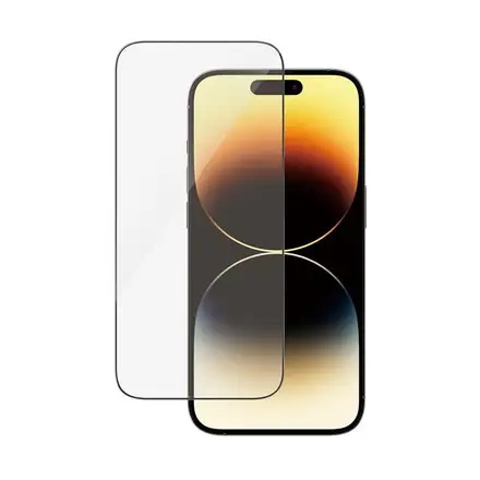 PanzerGlass ochranné sklo UWF AB s aplikátorom pre iPhone 14 Pro - Black Frame