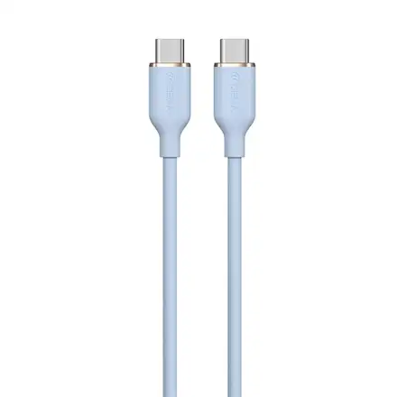 Devia kábel USB-C to USB-C Jelly Series Silicone Cable 1.2m - Blue