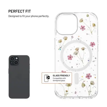 FIXED kryt MagBloom s podporou Magsafe pro Apple iPhone 15, Blush Plum