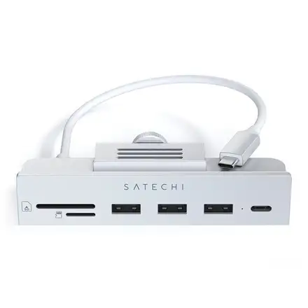 Satechi USB-C Clamp Hub pre 24" iMac 2021 & 2023 - Blue Aluminium