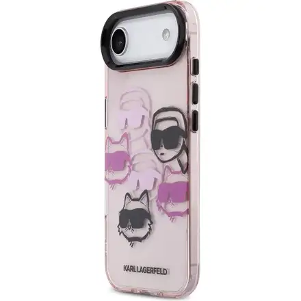 Karl Lagerfeld IML Multi K&CH Heads kryt iPhone Air ružový