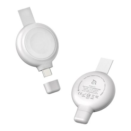Adam Elements Omnia A1+ Apple Watch Magnetic Wireless Fast Charger - White