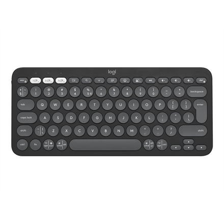 Logitech K380s Pebble Keys 2 - Bluetooth klávesnica - grafitová - US
