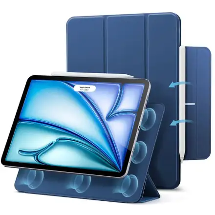 ESR puzdro Rebound  Magnetic Case pre iPad Air 11" M1/M2/M3 - Navy Blue
