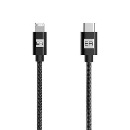 ER POWER kábel USB-C to Lightning 2m - Black