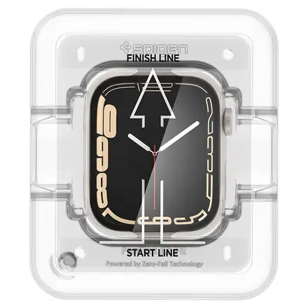 Spigen ochranné sklo Pro Flex pre Apple Watch 7/8 41mm - Clear