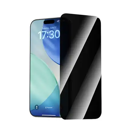 Devia ochranné sklo Van Series Privacy pre iPhone 17 Pro - Black Frame