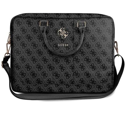 Guess PU 4G Metal Logo Taška na MacBook 15/16" šedá