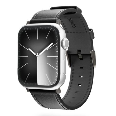 Epico Watch Strap Leather 49/46/45/44 mm - čierna