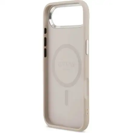 Guess PU Saffiano MagSafe kryt iPhone Air ružový