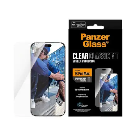 PanzerGlass ochranné sklo UWF Classic Fit pre iPhone 18 Pro Max - Clear