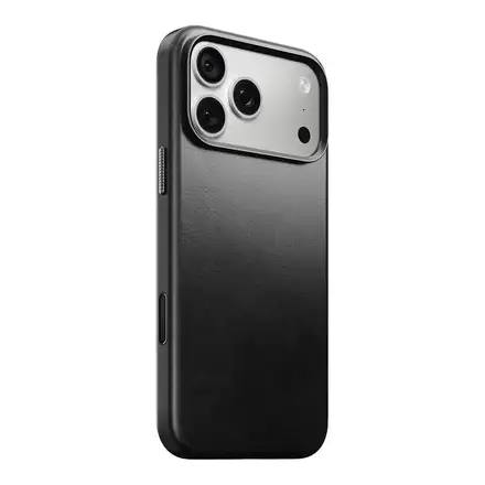 Nomad kryt Traditional Leather Case Magsafe pre iPhone 18 Pro Max - Black