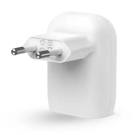 Belkin 30W PD 3.0 PPS USB-C Wall Charger + USB-C/Lightning kábel 1m - White