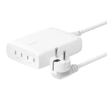 Belkin Boost Charge Pro 200W 4-Port USB-C GaN Charger - White