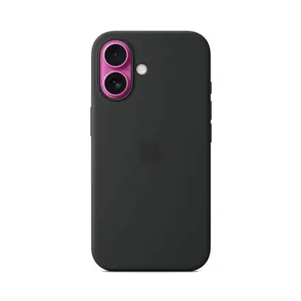 iPhone 16 Silicone Case with MagSafe - Black