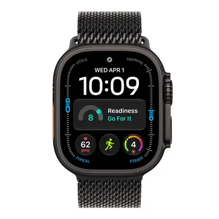 Apple Watch 49mm Black Titanium Milanese Loop - Small