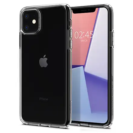 Spigen kryt Crystal Flex pre iPhone 11 - Crystal Clear