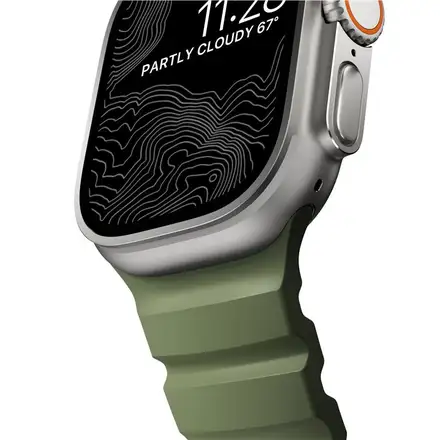 Nomad remienok Rocky Point Band pre Apple Watch 46/49mm - Forest/Natural