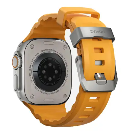 Nomad remienok Rocky Point Band pre Apple Watch 46/49mm - Sol/Natural