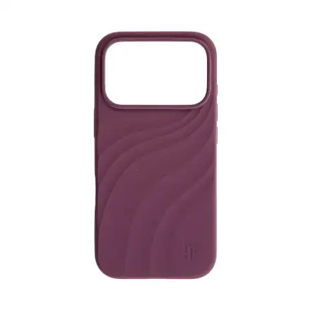 iDeal Fashion Soft Swirl Silicone Case MagSafe iPhone 17 Pro / 18 Pro Velvet Plum