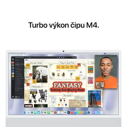 iMac 24" 4.5K Apple M4 8C CPU 8C GPU 16GB 256GB Strieborný SK